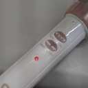 Conair Double Ceramic 1 -Inch Long Barrel Curling Iron, 1 -Inch Barrel Creates Soft Waves, Hair Waver for Use on Medium & Long Hair, White/Rose Gold