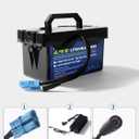 24V 7Ah Lithium Battery for Power Wheels, 24 Volt Replacement Battery for Ride-On Cars & Toys, Lightweight and Long-Lasting, 2A Fast Charger