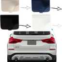 Rear Bumper Tow Hook Cover Towing Eye Cap for BMW X3 G01 G08 2018 2019 2020 51127498525 (White, Right Passenger Side)
