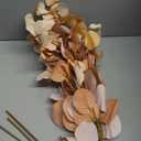4 Pcs Fall Flowers Artificial for Decoration 34'' Faux Eucalyptus Stems Leaves Long Stem Eucalyptus Branches Fake Eucalyptus Silk Fall Leaves for Home Wedding Festival Party Decor,Champagne