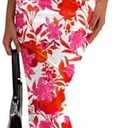PRETTYGARDEN Women's 2025 Summer Floral Bodycon Maxi Dresses Ribbed Strapless Tube Casual Boho Party Long Dress, M