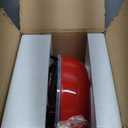 FOHERE Cotton Candy Machine for Kids, Countertop Cotton Candy Maker Homemade Candy Sweets for Birthday Parties, Includes a Scoop and 10 Candy Cones, Red Vintage