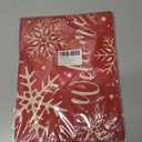Louise Maelys Welcome Winter Garden Flag Snowflake 12x18 Inch Double Sided Christmas Xmas Holiday Seasonal Plaid Small Burlap Yard Sign Outside Home Outdoor House Decoration