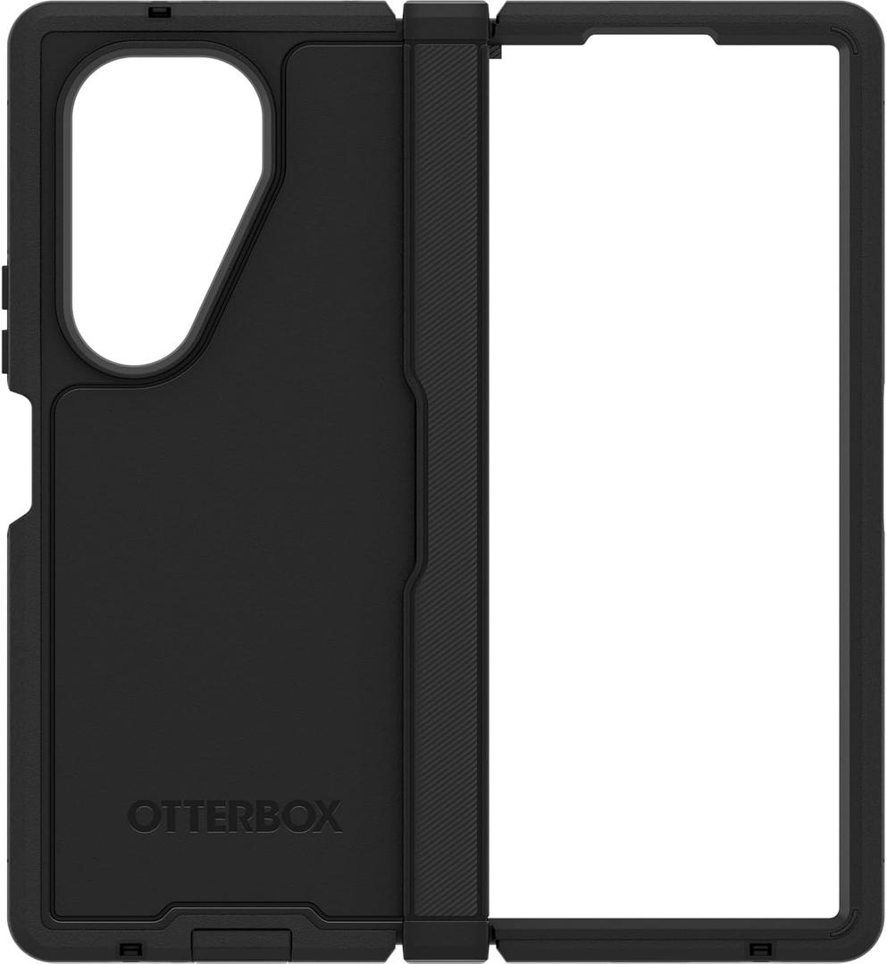 OtterBox Galaxy Z FOLD7 Defender Series XT Case - Black, screenless, screenless, Rugged Hinge Protection, Lanyard Attachment, PowerShare and Wireless Charging Compatible