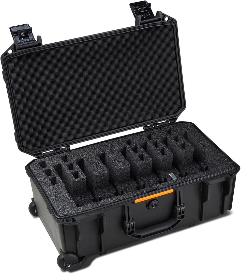 Pelican Vault Pistol Case (Custom Case Pre-Cut Foam) (Black)