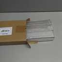 upsimples 10 Pack Clear Acrylic Shelves, 1.7" x12" Clear Wall Shelves for Nail Polish, Vinyl Wall Mount, Record Holder, Magazine Rack, Comic Display, Picture Ledge Shelf Dcor