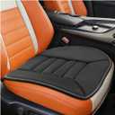 Craedli Car Seat Cushion Pad, Memory Foam Automotive Seats Cushion with Non-Slip Silicone Bottom, Comfort Breathable Pain Relief Vehicle Seat Protector for Home and Office Chairs (Black)