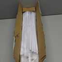 Foldable Drying Rack Clothing, 3-Tier Portable Clothes Drying Racks for Indoor & Outdoor, Anti-Rust Compact Laundry Rack Collapsible, White 28" D x 10" W x 35" H