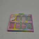 7 Day Manicure Collection - 84PC Press On Nail Set, Day-of-The-Week Adhesive False Nails for Girls (Set of Brights or Pastels) – Colorful Novelty Designs Stick On Nails for Kids