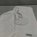 KITCHENAID Fitted Tilt-Head Stand Mixer Cover with Storage Pocket, Quilted 100% Cotton,14.4"x18"x10", White