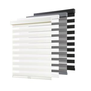 AOSKY Cordless Zebra Blinds for Indoor Windows, 18" W x 72" H, Beige