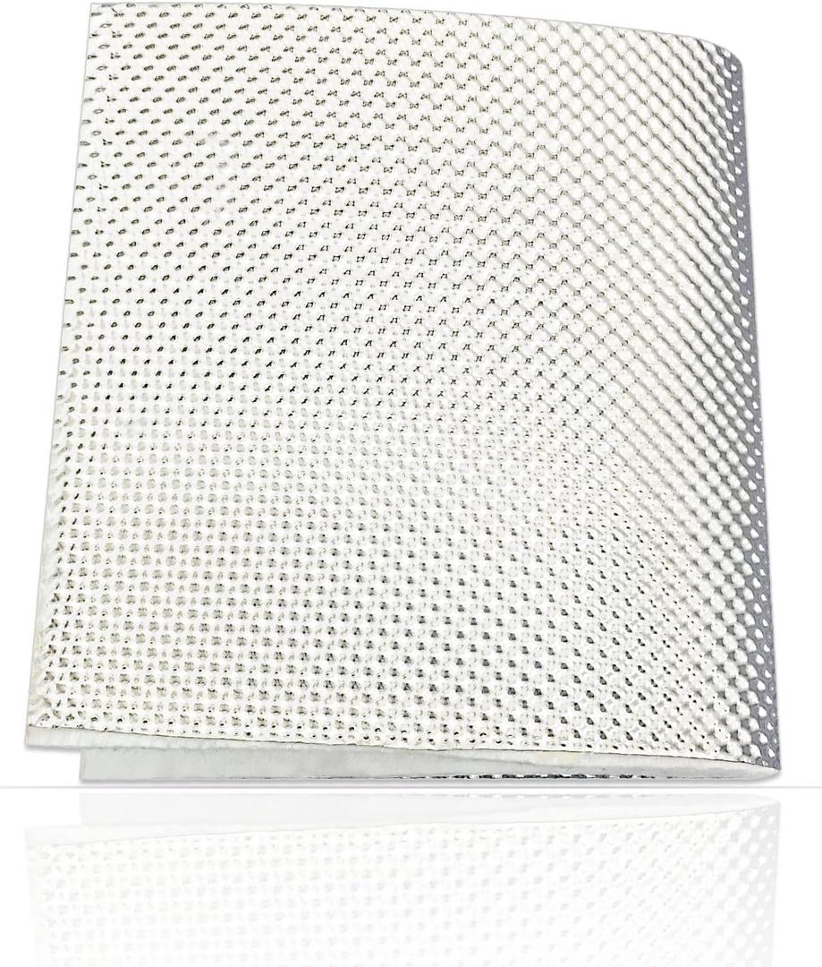 Exhaust Wrap Heat Shield Automotive Aluminum Material Muffler Wrap Insulation Armor, 12" x 38"