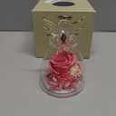 Mothers Day Mom Gifts for Mom,Fresh Flowers for Delivery,Birthday Gifts for Women Her,Preserved Flowers in Angel Figurines,Angel Gifts for Moms Mothers Day Grandma Wife Sister Valentines,Pink