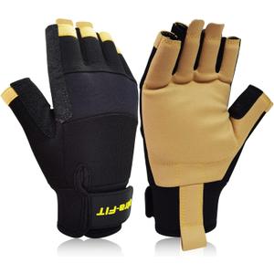Professional Anti-Vibration Gloves,EN ISO 10819: 2013 / A1: 2019 Certified,Abrasion Resistant Mechanic Gloves (XX-Large, 7600)