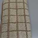 QiCaiJia Kitchen Rugs Non Slip Washable, Absorbent and Stain Resistant Kitchen Sink Mats for Floor, Comfortable Braided Runner Rugs for Kitchen, Hallway, Laundry & Sink, Easy to Clean, 17"x30", Brown