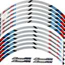 Motorcycle Front Rear Rim Wheels Edge Outer Rims Sticker Reflective Stripe Wheel Decals Compatible With BMW S1000RR