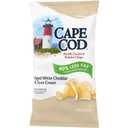 2 x Cape Cod Less Fat White Cheddar & Sour Cream Chips, 7.5 Oz Bag (EXP 01/10/26)