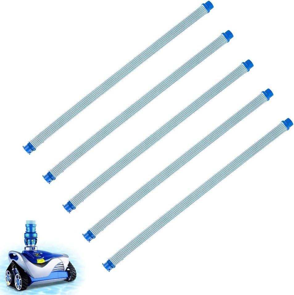 5 Pack R0527700 Pool Cleaning Vacuum Hoses, 39 Inch Fast Twist Lock Hose Replacement Kit Compatible for MX6,MX8,X7,T3,T5 Swimming Pool Cleaner
