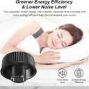 S-97016621 Bathroom Exhaust Fan Motor for Broan Nutone Replacement Parts - Fits QTN80L, QTR080, QTR070, QTR080L, QTR080F, QTRN080, QTR070L - Low Noise, Replaces OEM # S99080568, S97016621