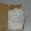 50 Ft White Christmas Tinsel Garland, Thick Thin Metallic Twist Shiny Hanging Garland Ornaments Metallic Streamers for Xmas Tree Indoor Decor