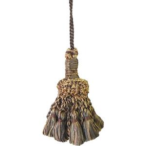 1 Pack Small Decorative Tassel with Hanging Loop, 8 in Total Length  Handcrafted Curtain Tieback, Ornament, and Home Dcor Accent (E98327_A)