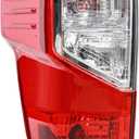 Left Tail lights W/Clear Lens Assembly Compatible with 2016-2023 Nissan Titan OE Style Rear Light Taillights Replacement for NI2800213