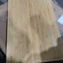 30 x 20 Organic Extra Large Cutting Board with Lifetime Replacements  Wood Bamboo Chopping Board - Wooden Butcher Block Cutting Board for Carving Turkey, Grilling Brisket and BBQ - by Greener Chef (Two-Tone)