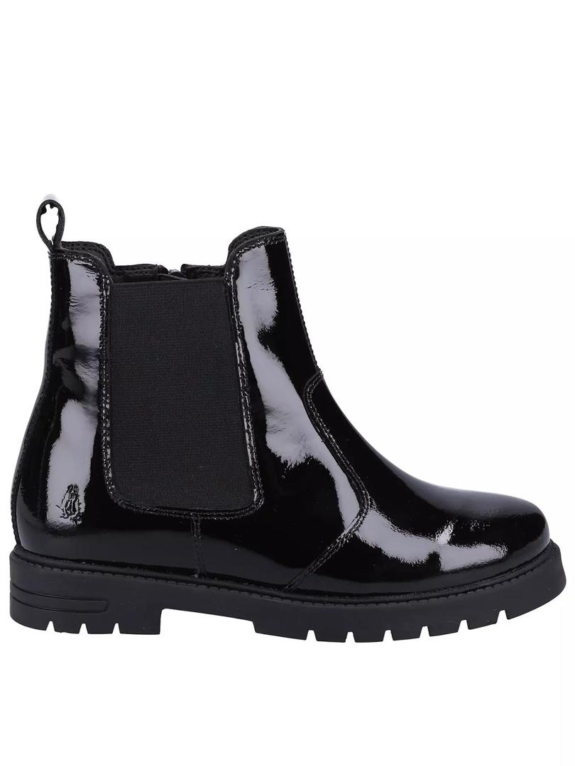 Kickers Kenzi Tbar Black Patent Leather Shoe - Black Size 7