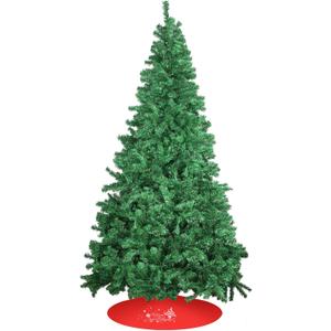 Artificial Christmas Tree, 7.5ft Premium Unlit Hinged Design, 1250 PVC Dense Branches Realistic Holiday Decor, Easy Assembly, Foldable Metal Stand