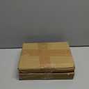 Set of 4 Baking Sheets with Cooling Rack, Stainless Steel Oven Tray and Grid Rack for Baking Roasting, 9.4 x 7 x 1 inch