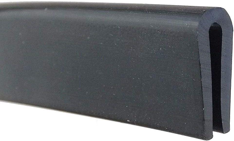 Edge Trim Rubber, Fits Edge up to 1/16 inch (1.6mm), Length 10 Feet (3.05 Meter)