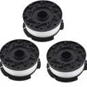 String Trimmer 30ft 0.065" Line Replacement Spool Weed Eater String Trimmers Autofeed Spools Replaces (3-Pack)