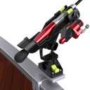 Combo Mount Fishing Rod Holders - 360 Degree Adjustable Boat Rod Rack