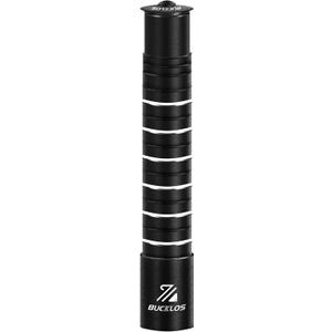 BUCKLOS Bike Stem Riser Extender MTB, 1-1/8" 28.6mm Bike Fork Stem, Handlebar Stem Aluminum Adapter for Mountain Bike, Road Bike, MTB, BMX