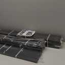 Metal Bed Frame,Queen Size Bed Frame with Storage Space,Heavy Duty Sturdy Mattress Foundation,Easy Assembly,No Box Spring Needed, Black,18 Inch,Queen