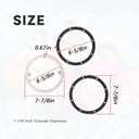 7 7/8" Drain Ring WGX1048B & Gaskets SPX1048D Compatible with Hayward(1Pcs Main Drain Securing Frame & 2Pcs Fiber Gaskets)
