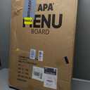 Ilyapa Board - Large Portable Prize Drop Game for Events and Trade Show - 21 x 30 Inch Double Sided - Wooden A-Frame Whiteboard Sign, Eraser