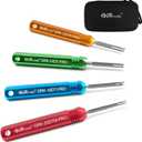 JRready ST5291 Deutsch Pin Removal Tool for Deutsch Size 12 16 20 Solid Contacts Wire Gauge 12-22 AWG,Terminal Release Tool Kit for Deutsch DT, DTM, DTP, DTHD, and HD Series Connectors