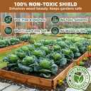 Garden Box Sealer Pro Grade 1 Gallons Plant-Based, Non-Toxic Wood Sealer for Raised Garden Beds, Planters & Pet Shelters, Water & Weather-Resistant Finish for Outdoor Wood