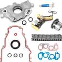 M295 Oil Pump & Timing Chain Kit for 2007-2013 Chevy Silverado 1500/Tahoe/Avalanche, GMC Sierra/Yukon, Buick Cadillac - Compatible with 4.8L 5.3L 6.0L 6.2L Vortec Engines (Non-VVT)