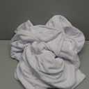 Exclusivo Mezcla Fleece Pure White Throw Blanket for Couch, Sofa, Super Soft and Warm Blankets, All Season, Cozy, Plush, Lightweight, 50x60 Inches, White