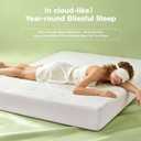 Ruili Twin XL Mattress Protector Waterproof Washable Rayon Bamboo Cooling