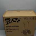 Stepper Machine with Resistance Bands, Mini Stepper with 300LBS Weight Capacity, Twist Stepper for Full Body Workout, Adjustable Step Height, Smooth and Quiet, Step Machine for Men Women