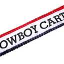 Cowboy Carter Sash with Red and Blue Frills