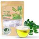 NHAT ANH FARM - Premium Moringa Tea Bags, 40 Tea Bags, 100% Natural Dried Moringa Leaves, Naturally Sweet Herbal Tea, Sugar-Free, Caffeine-Free, No Additives, Exp Date: 04/09/2027