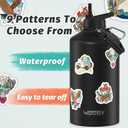 1 Gallon Water Bottle Insulated(Cold for 48 Hrs),BPA Free&Leak Proof,128oz Stainless Steel Water Jug,Large Water Bottle with Straw Spout Lids for Gym,Hiking,Camping&Travel,Black