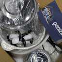 GANIZA Food Processors, Electric Food Chopper with Meat Grinder & Vegetable Chopper - 2 Bowls (8 Cup+8 Cup) with Powerful 450W Copper Motor - Includes 2 Sets of Bi-Level Blades for Fruits/Meat/Nuts (Black)