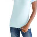 Aeropostale Women's Aero Uniform Polo Short Sleeve (Blue, XXL)