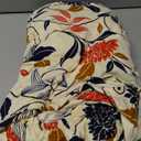 Chair Covers for Dining Chair Set of 4, Stretchy Soft Parson Chair Covers Removable Washable Kitchen Dining Room Chair Slipcovers with Elastic for Universal Fit (Orange Flowers)