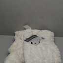 Madison Park Ruched Fur Luxury Throw Premium Soft Cozy Brushed Long Faux Fur For Bed, Couch or Sofa , 50x60" , Ivory